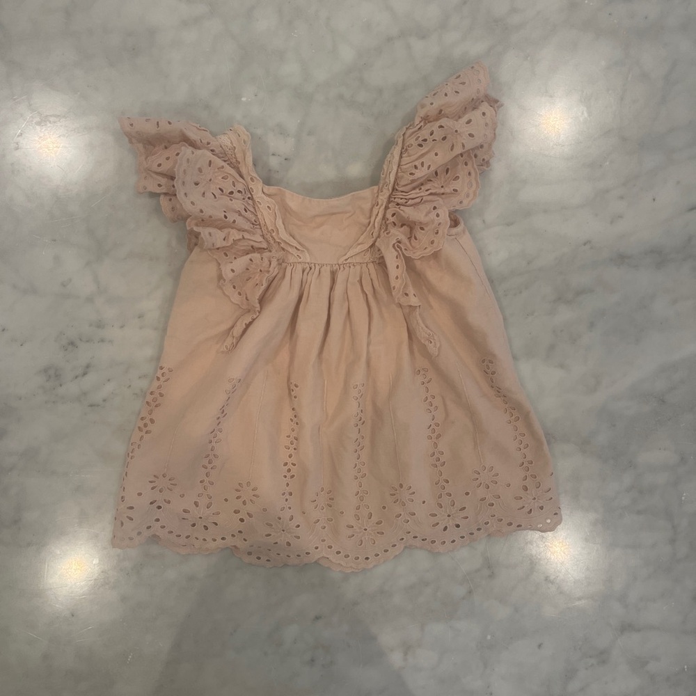 Zara Kid’s/Baby Eyelet Ruffle Dress